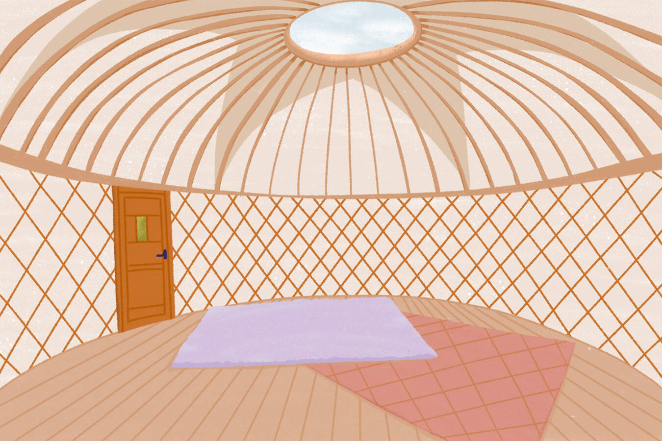 background yurt