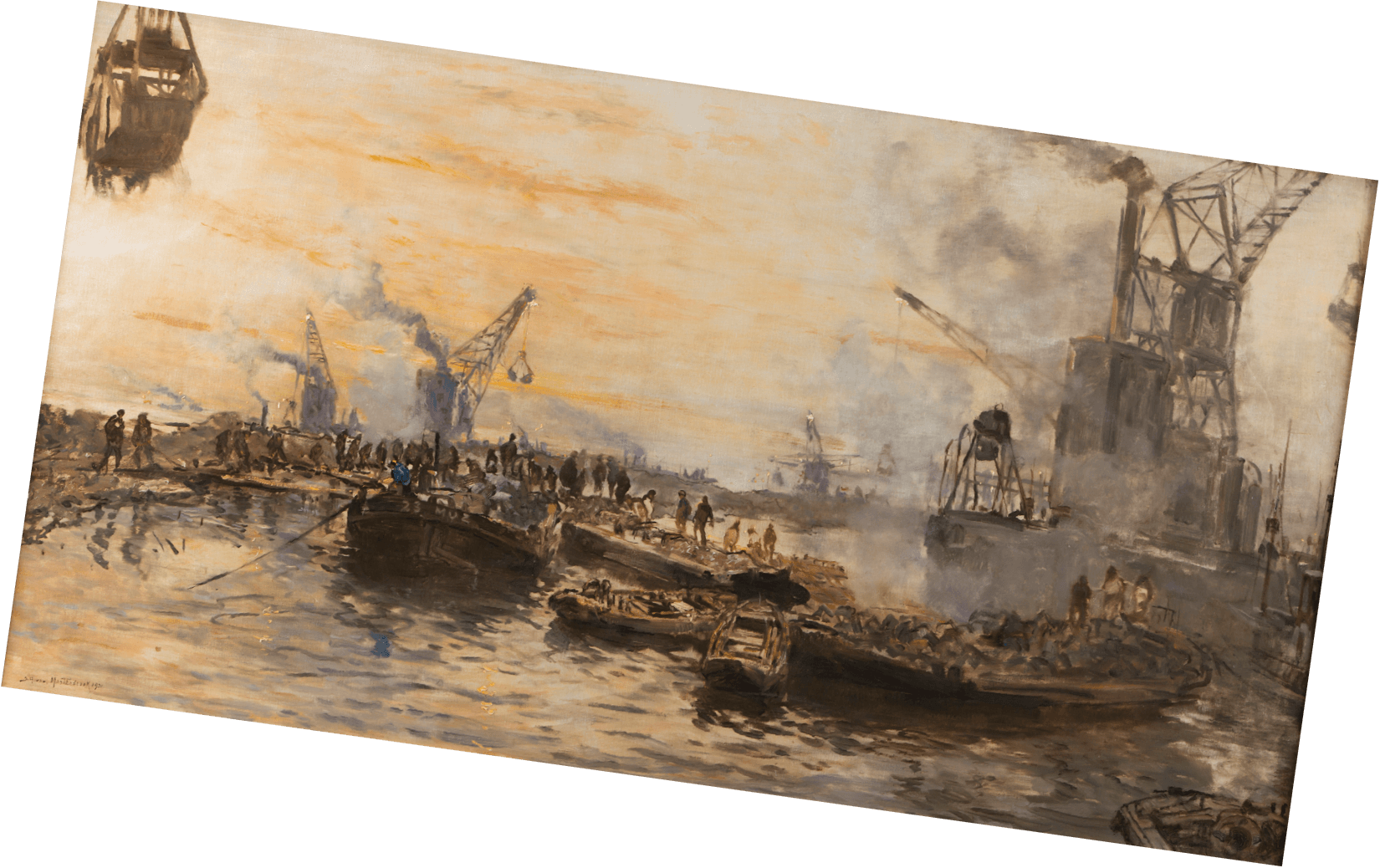 Oil painting by J.H. van Mastenbroek &ndash;Van Oord collection